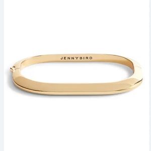 Jenny Bird Cushion Bangle in gold